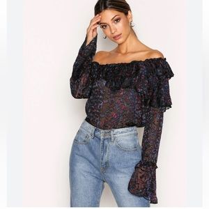 IRO Barrowl One Shoulder Top size 36